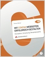 Buchcover: Mit Contao Webseiten erfolgreich gestalten